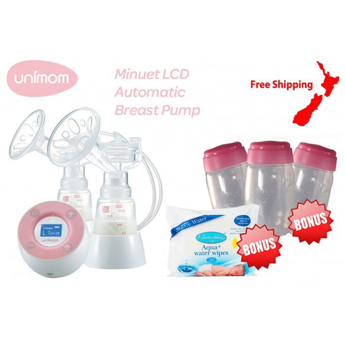 UnimomMinuetLCDAutomaticBreast PumpDouble Experssing
